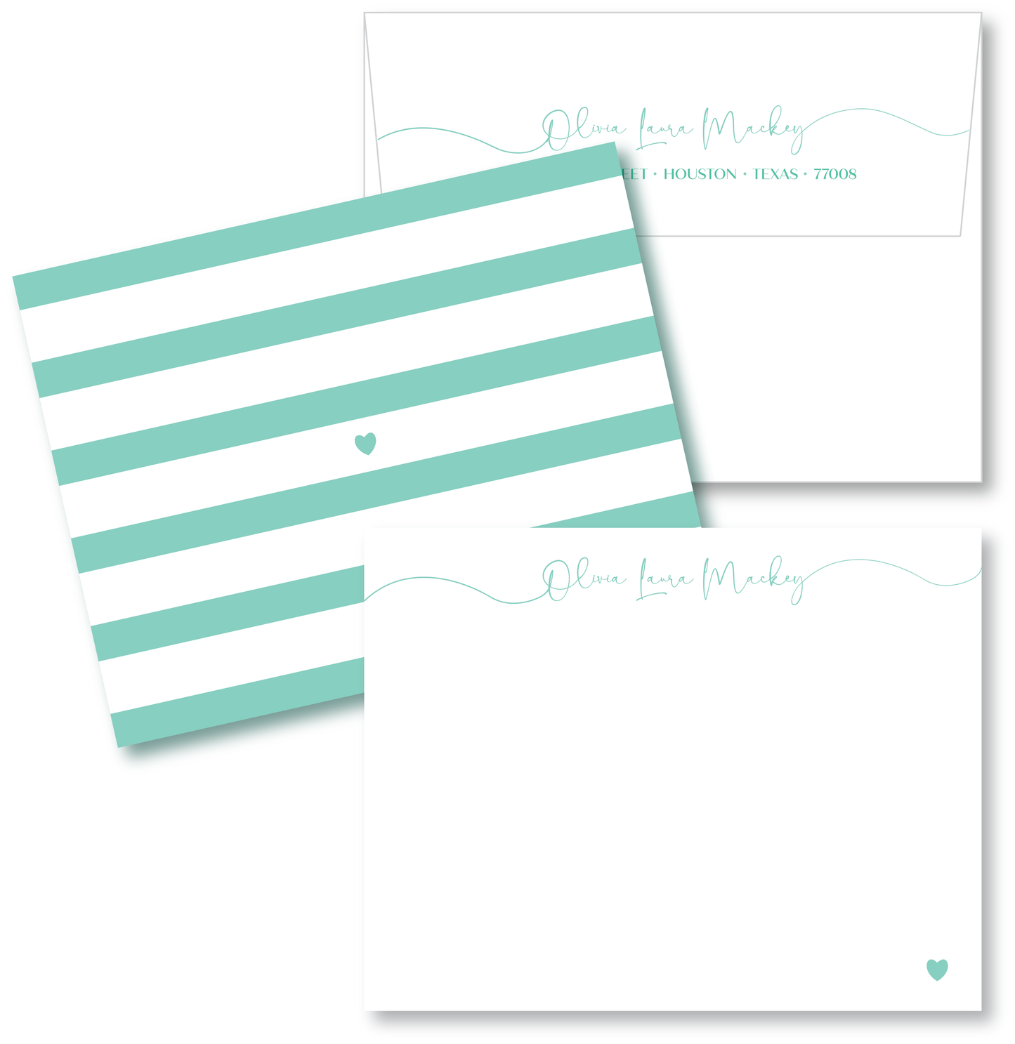 Sweetheart Panel Note Cards