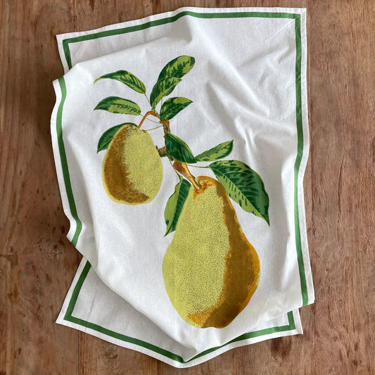 Pear Floursack Kitchen Towel