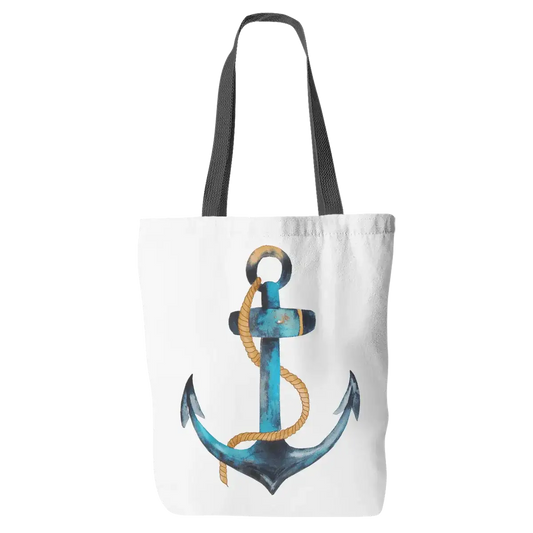 Anchor Watercolor Tote Bag