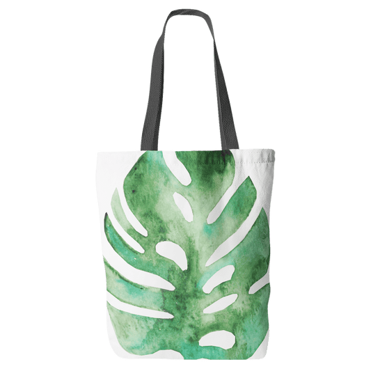 Banana Leaf Watercolor Tote Bag