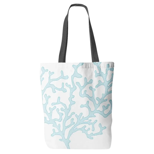 Island Blue Coral Tote Bag