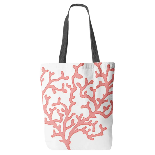 Sunset Coral Tote Bag