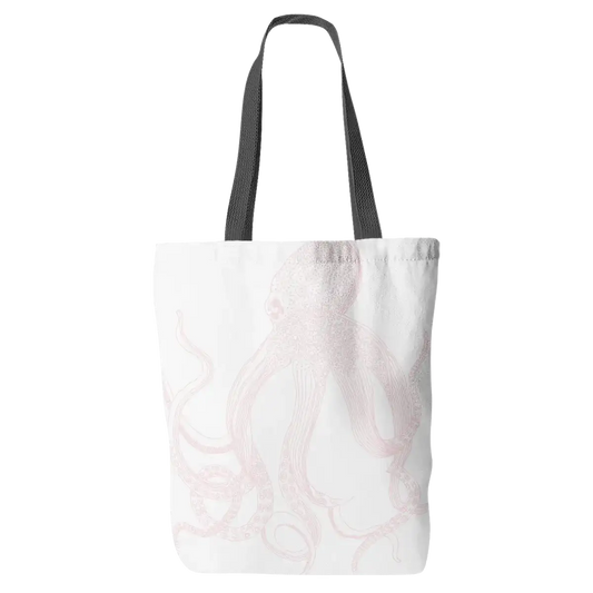Barely Pink Octopus Tote Bag