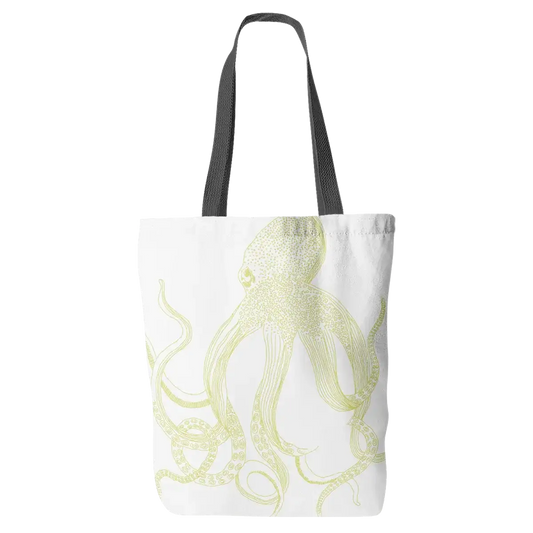 Citrus Octopus Tote Bag