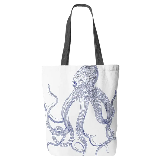 DeepBlue Octopus Tote Bag