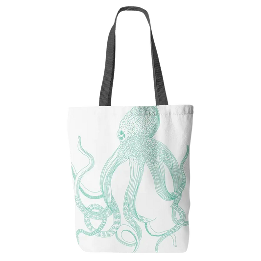 Jade Octopus Tote Bag