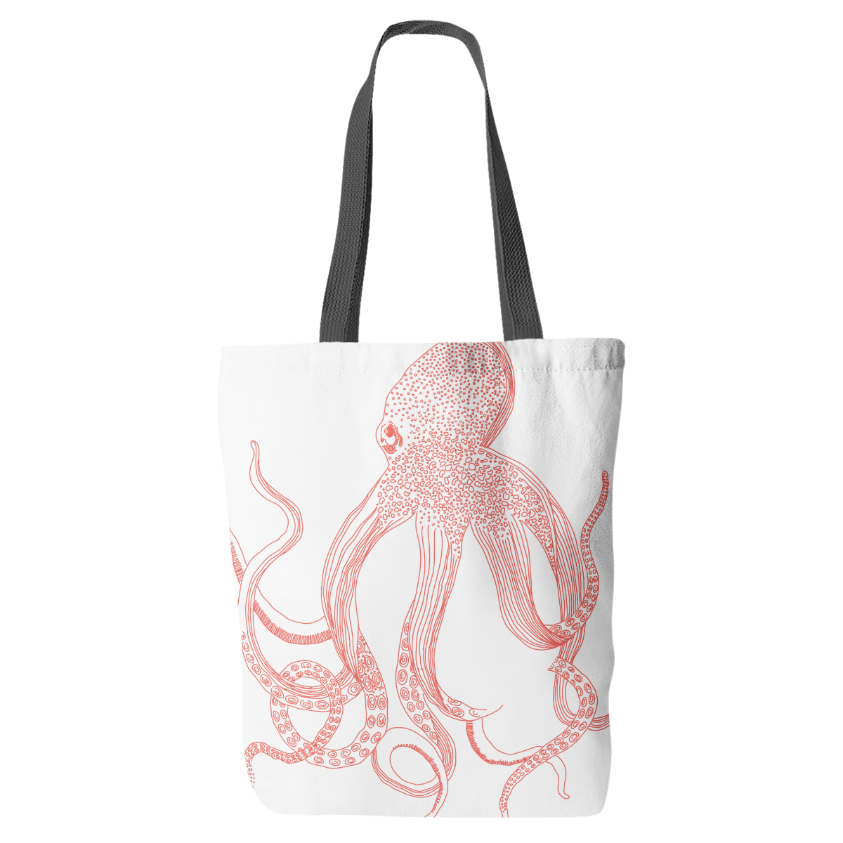 Sunset Octopus Tote Bag