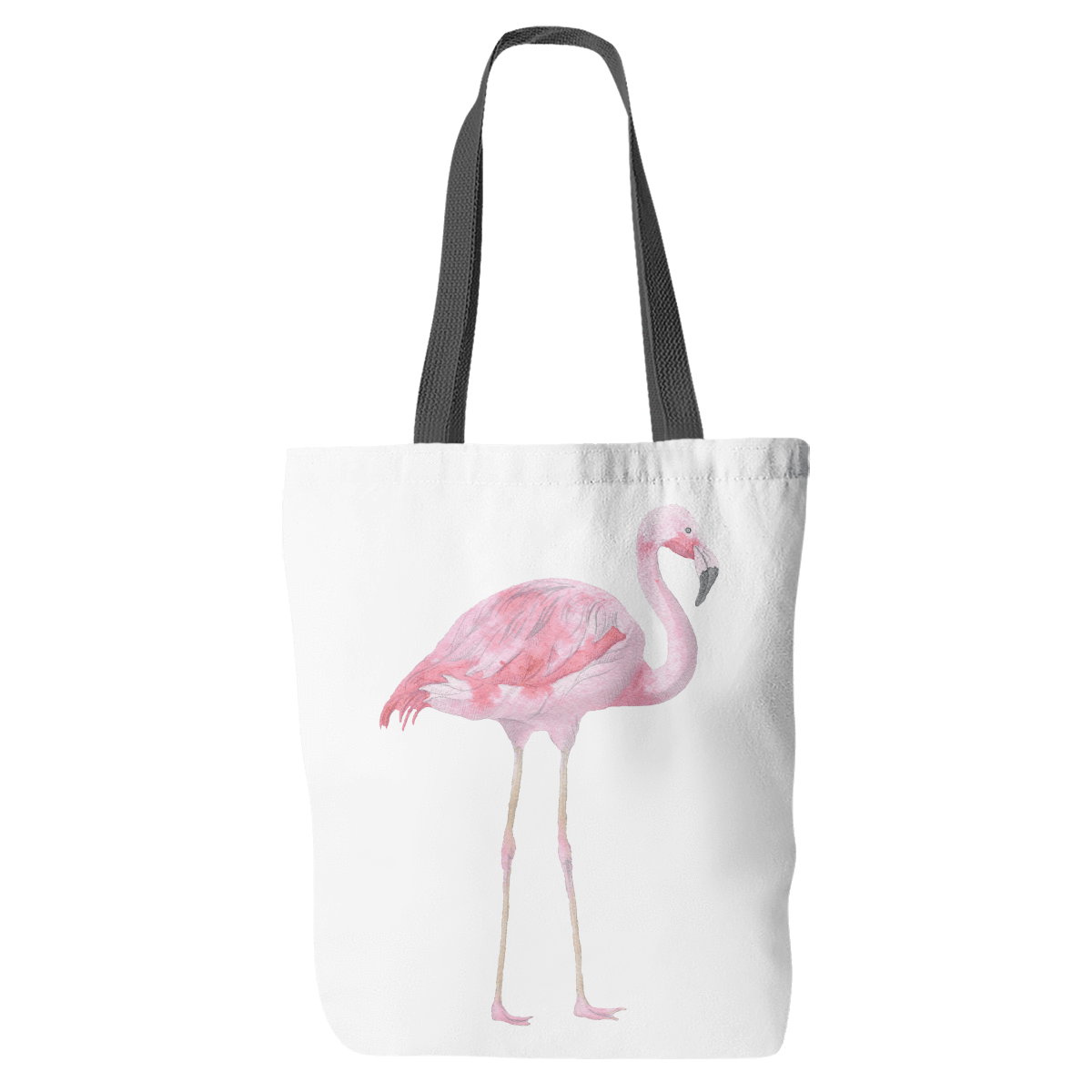 Flamingo Watercolor Tote Bag