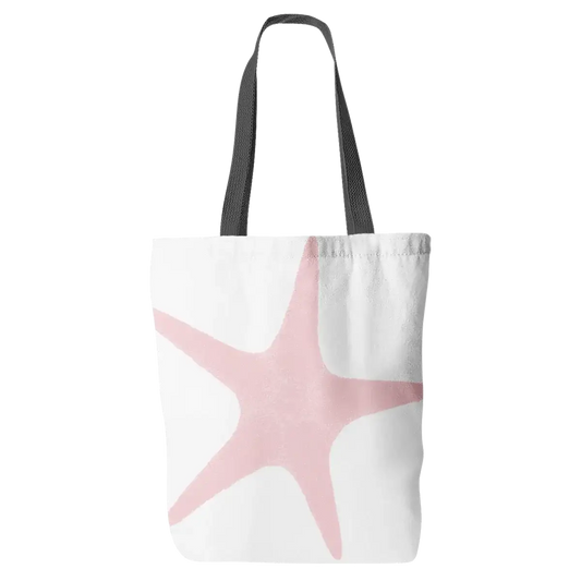Barely Pink Starfish Tote Bag
