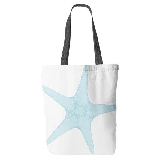 Island Blue Starfish Tote Bag