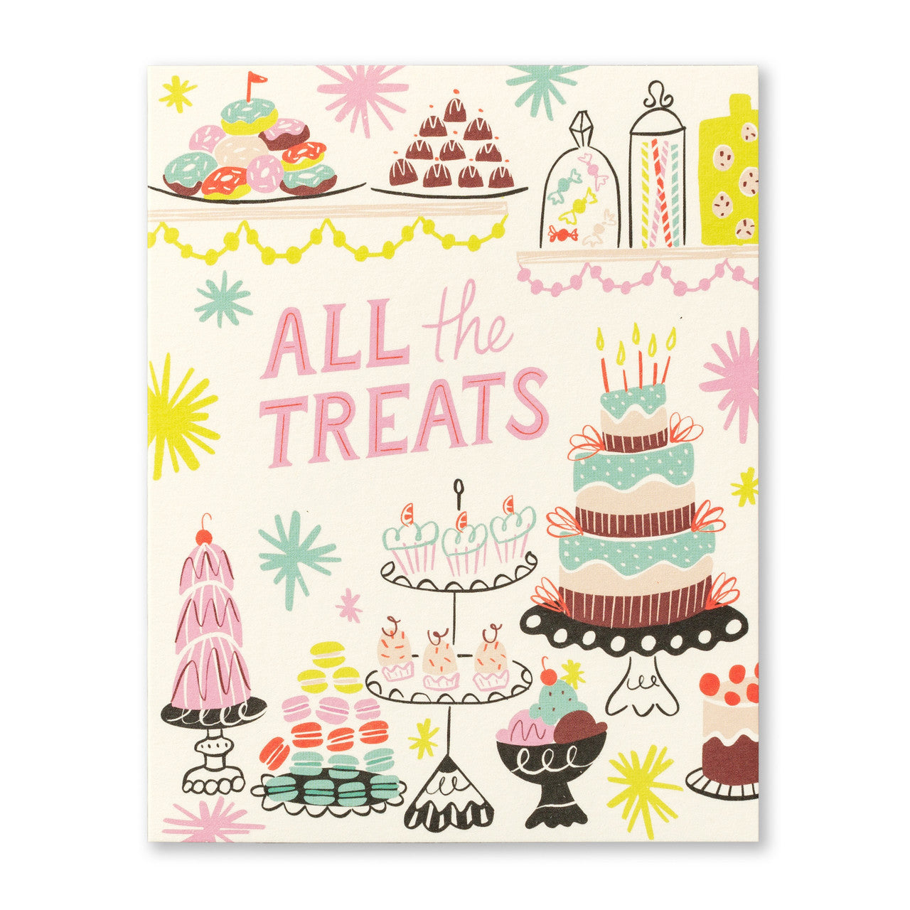 Birthday Card - All the treats