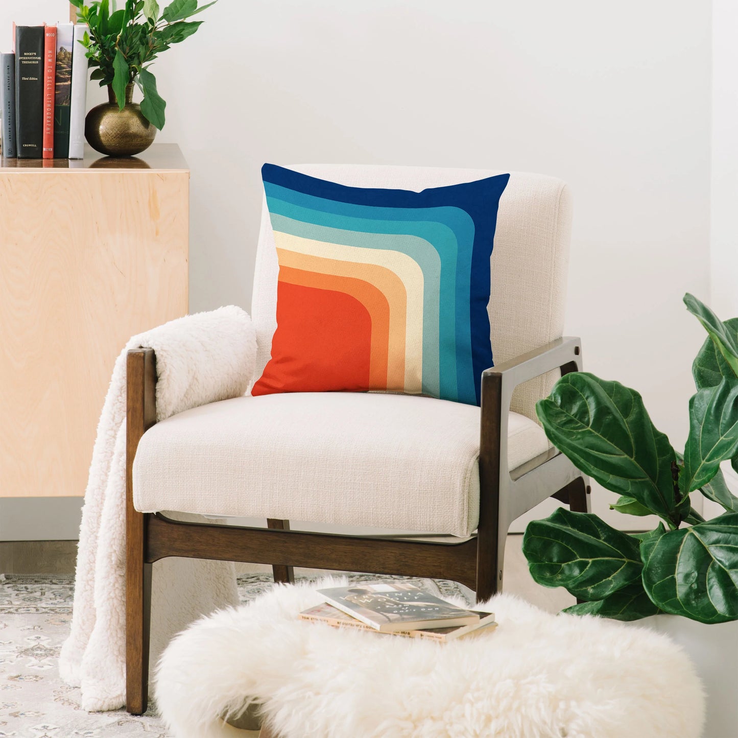 Retro Throw Pillow