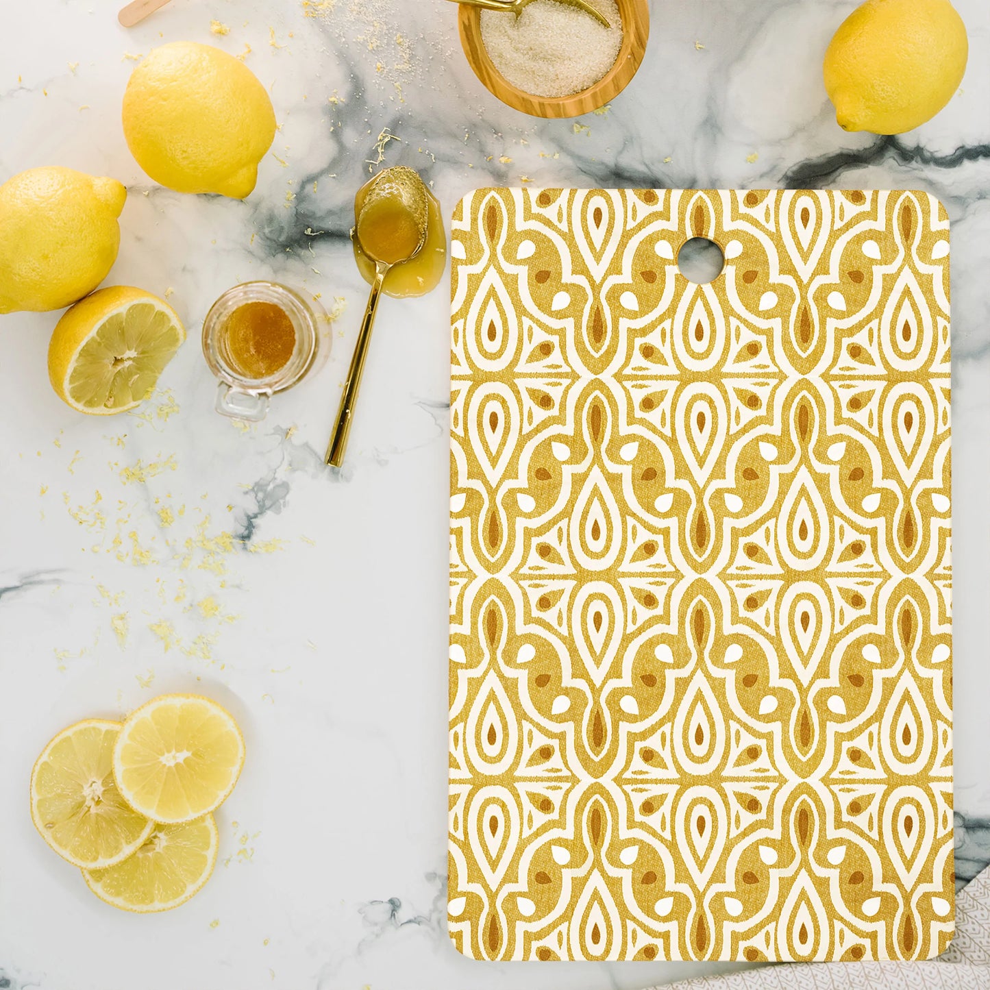 Broderie Goldenrod Bamboo Cutting Board