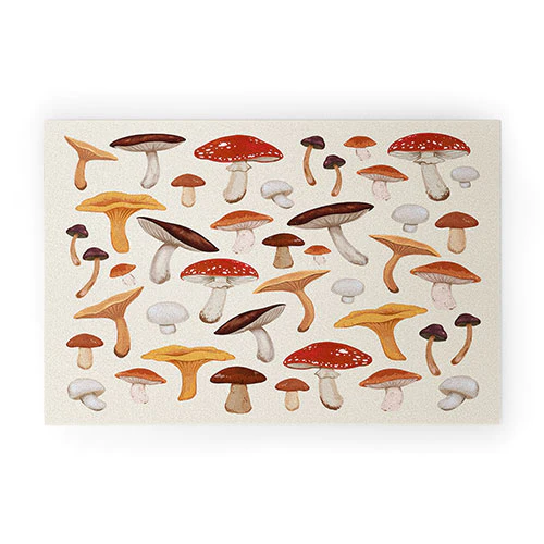 Mushrooms Door Mat