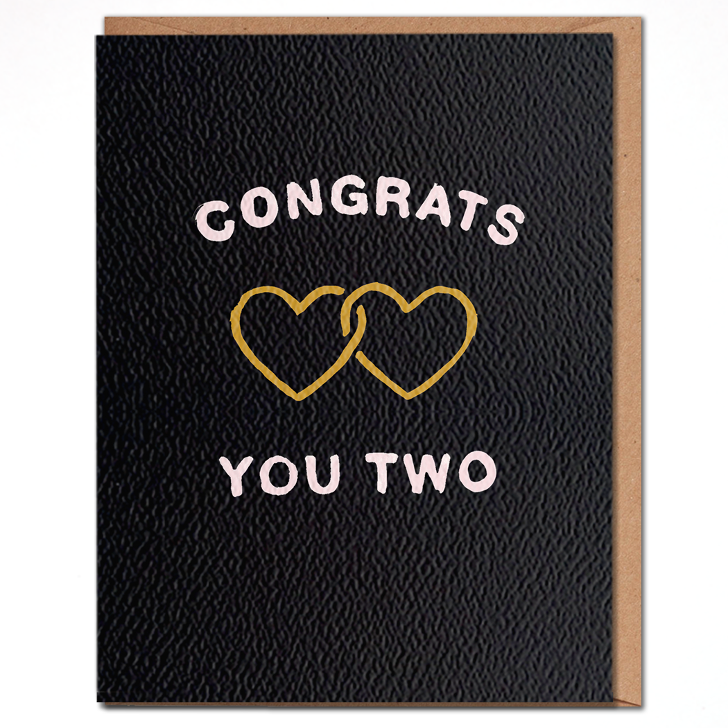 Congrats You Two - Engagement Card